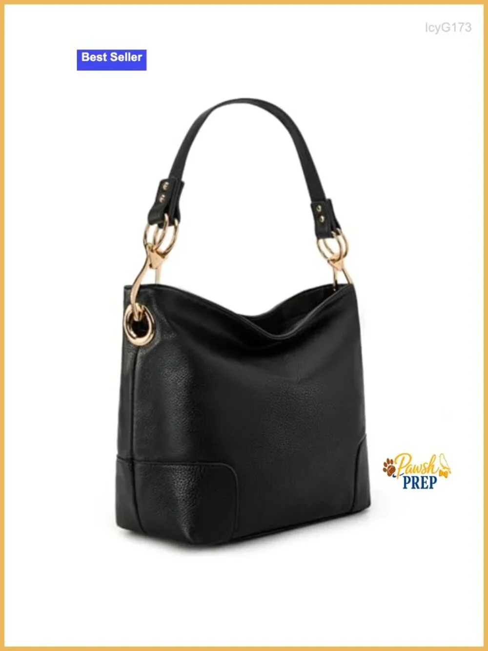Faux Leather Hobo Bag Top Handle Satchel Shoulder Purse